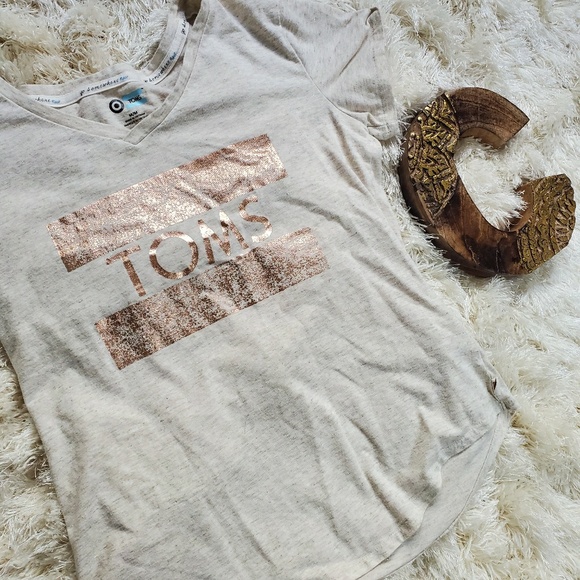 Toms Tops - TOMS | Cream Tee Shirt Toms Tops - TOMS | Cream Tee Shirt